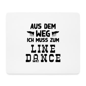 Line Dance Linedance Geschenk - Mousepad (Querformat) - Weiß - Vorne