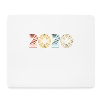2020 Geschenk - Mousepad (Querformat) - Weiß - Vorne