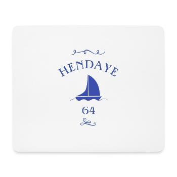 Hendaye Boot - Mousepad (Querformat) - Weiß - Vorne