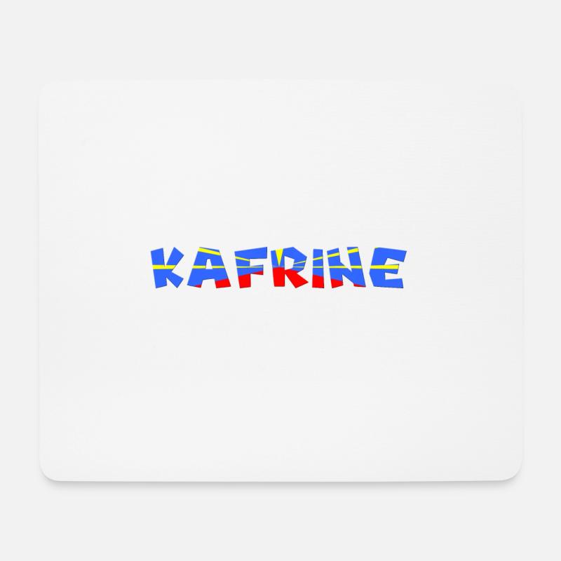 Wiedervereinigungsinsel Geschenkidee kafrine T-Shirt - Mousepad (Querformat) - Weiß