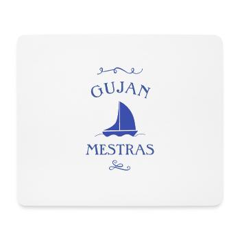 gujan mestras boat - Mouse Pad (horizontal) - white - Front