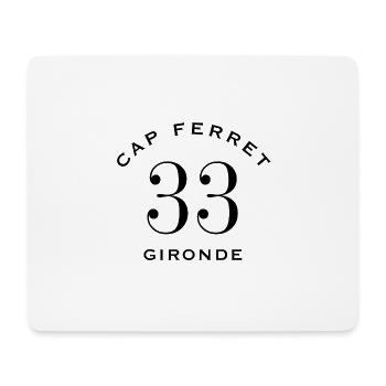 cap ferret 33 gironde - Tapis de souris (format paysage) - blanc - Devant
