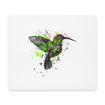 Colibri - Tapis de souris (format paysage) - blanc - Devant