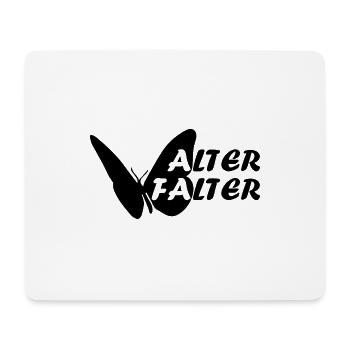 Alter Falter - Mousepad (Querformat) - Weiß - Vorne