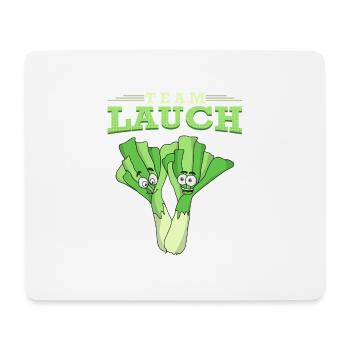Team Lauch Veggie Vegan vegetarischer Humor - Mousepad (Querformat) - Weiß - Vorne