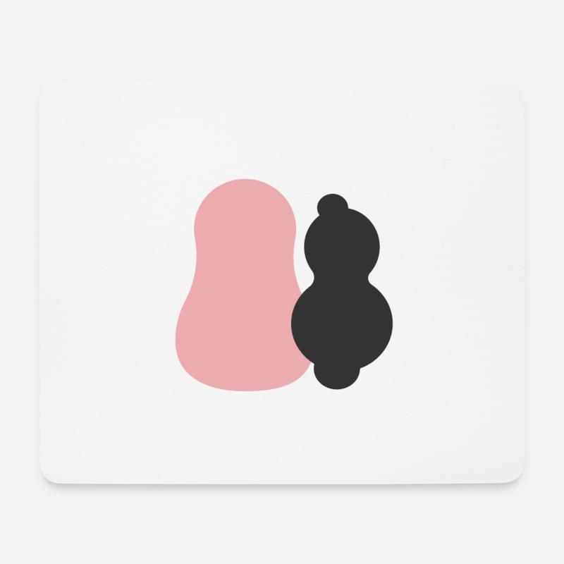 Barbapapa - Mousepad (Querformat) - Weiß