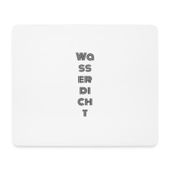 Wasserdicht - Mousepad (Querformat) - Weiß - Vorne