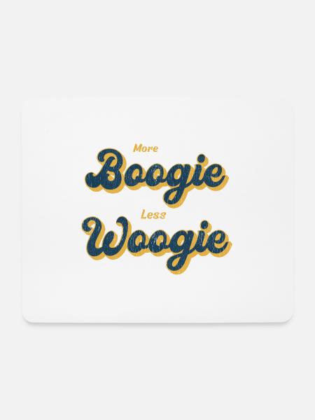 Boogie Woogie Tanz Tänzer Geschenk - Mousepad (Querformat) - Weiß