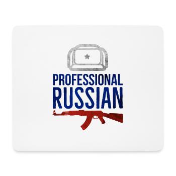 Professional Russian - Mouse Pad (horizontal) - white - Front