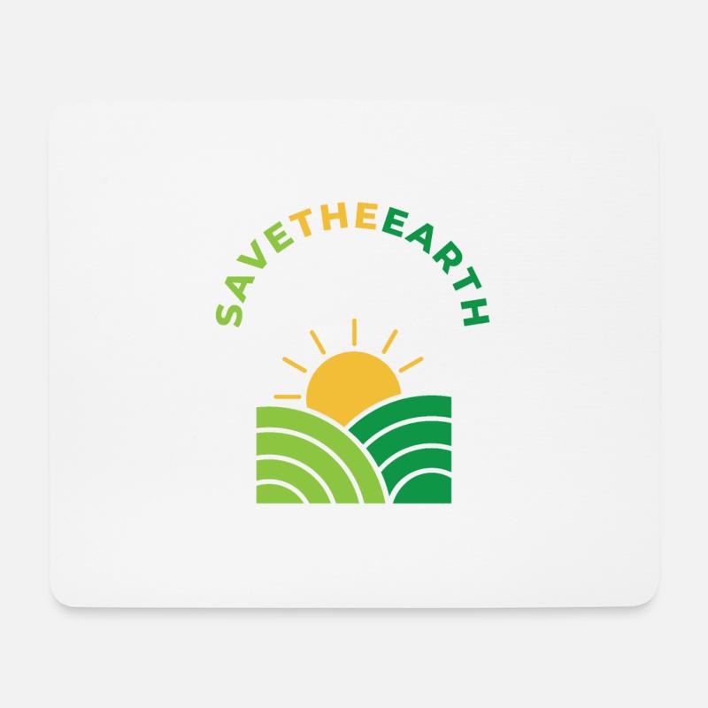 Save the Earth - Mouse Pad (horizontal) - white