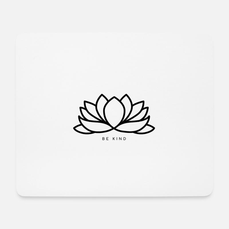 Be child - Mouse Pad (horizontal) - white