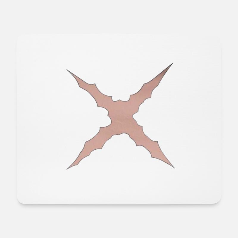 Ruffy Narbe - Mousepad (Querformat) - Weiß