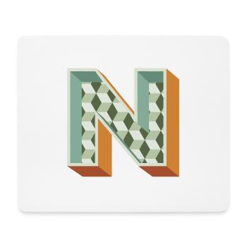 N - Mouse Pad (horizontal) - white - Front