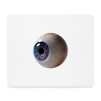 Oeil de galaxie | Oeil univers de l'espace cadeau - Tapis de souris (format paysage) - blanc - Devant