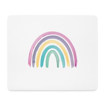 Regenbogen Boho Rainbow Baby - Mousepad (Querformat) - Weiß - Vorne
