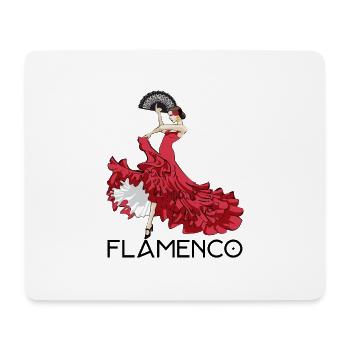 Flamenco dancer - Mouse Pad (horizontal) - white - Front