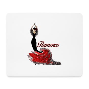 Flamenco Tänzerin 2 - Mousepad (Querformat) - Weiß - Vorne