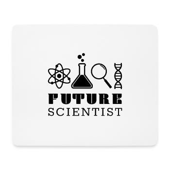 Future Scientist black - Tapis de souris (format paysage) - blanc - Devant