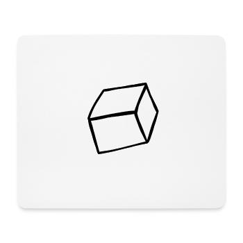 Zucker / Süße Kaffeedaten - Mousepad (Querformat) - Weiß - Vorne
