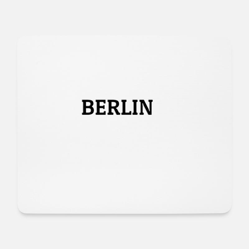 Berlin Aufdruck Souvenir - Mousepad (Querformat) - Weiß