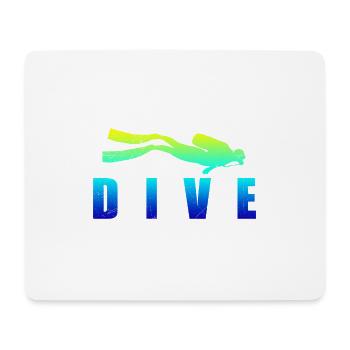 Diving DIVE Scuba Diving Diver gift idea - Mouse Pad (horizontal) - white - Front