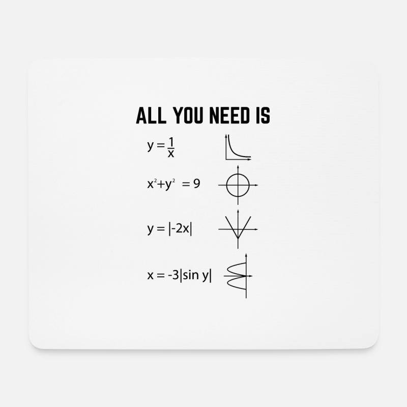 Mathematiker | Studenten Mathe Mathematik Geschenk - Mousepad (Querformat) - Weiß