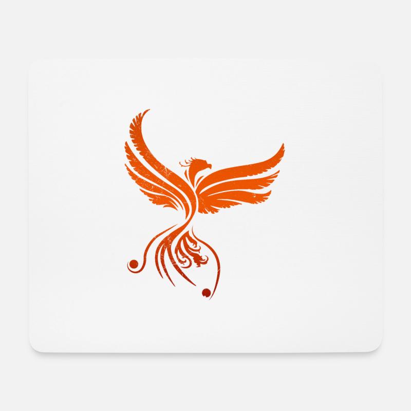 Ägypten Symbol Phönix Geschenkidee - Mousepad (Querformat) - Weiß