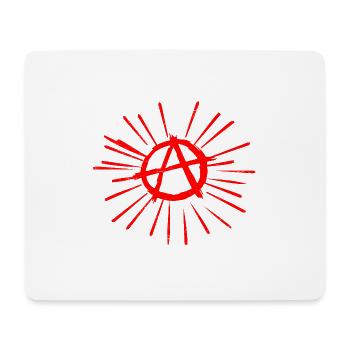 Idée cadeau anarchie symbole - Tapis de souris (format paysage) - blanc - Devant