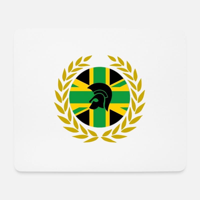 UNITY JAM SKA LAUREL DESIGN - Mousepad (Querformat) - Weiß