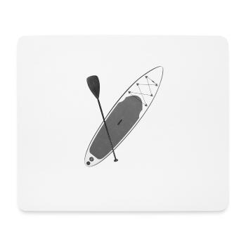Stand up Paddling | SUP | Paddleboarding - Mousepad (Querformat) - Weiß - Vorne