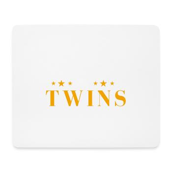 Twin Grandpa of Twins Twins Grandpa Gift Idea - Mouse Pad (horizontal) - white - Front