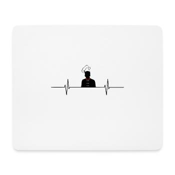 Chefkoch Hut - Mousepad (Querformat) - Weiß - Vorne