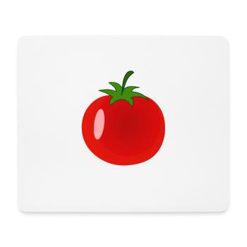 Tomate - Mousepad (Querformat) - Weiß - Vorne