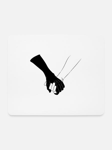 Black Lives Matter - Mousepad (Querformat) - Weiß