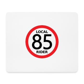 Local Rider 85 - Tapis de souris (format paysage) - blanc - Devant