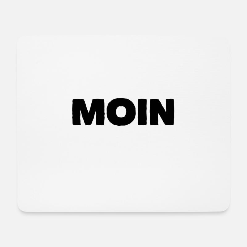 ich grüße dich - Mousepad (Querformat) - Weiß