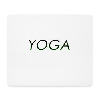 Yoga T-Shirt - Mousepad (Querformat) - Weiß - Vorne