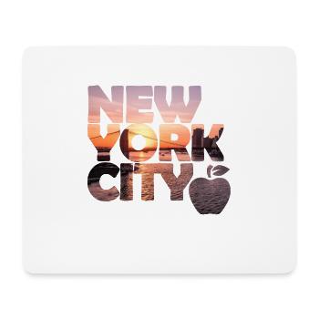 New York Skyline - Mousepad (Querformat) - Weiß - Vorne