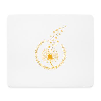 Blumen Musik und Pusteblumen Lieder für den Sommer - Mousepad (Querformat) - Weiß - Vorne