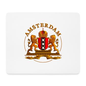 Amsterdamer Wappen - Mousepad (Querformat) - Weiß - Vorne