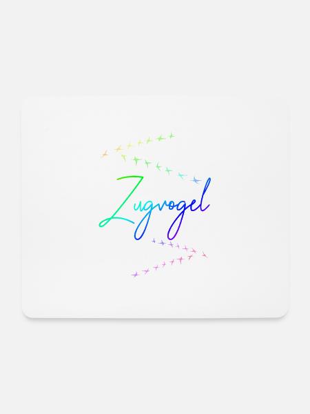 Zugvogel - Mousepad (Querformat) - Weiß