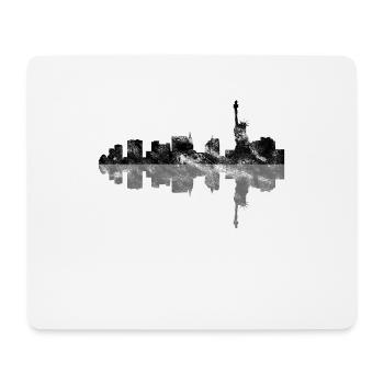 New York Skyline Vintage - Mousepad (Querformat) - Weiß - Vorne