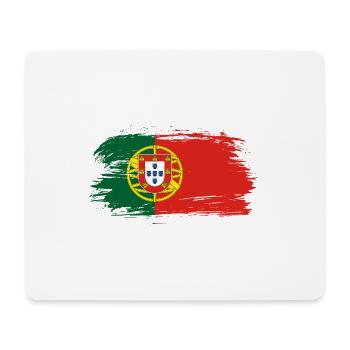 Portugal flag - Mouse Pad (horizontal) - white - Front