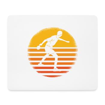 Table tennis Table tennis players Table tennis bats - Mouse Pad (horizontal) - white - Front