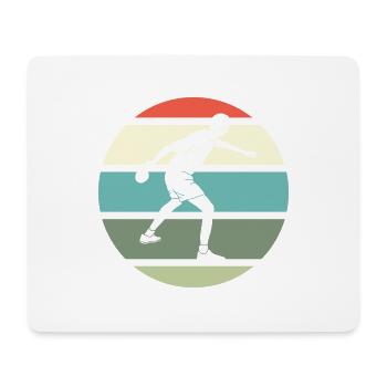 Tennis de table tennis de table joueur raquette de tennis de table - Tapis de souris (format paysage) - blanc - Devant