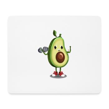Avocado Sport - Tapis de souris (format paysage) - blanc - Devant