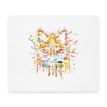 RENARD - Tapis de souris (format paysage) - blanc - Devant