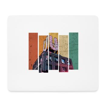 Dortmund U - Tapis de souris (format paysage) - blanc - Devant