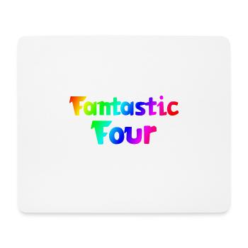 Les quatre Fantastiques - Tapis de souris (format paysage) - blanc - Devant