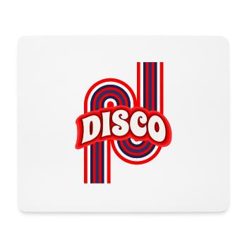 Disco - Tapis de souris (format paysage) - blanc - Devant
